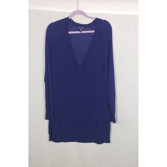 Eileen Fisher Sweaters - EILEEN FISHER Knit Sweater Tunic Top Royal Blue L 100% Merino Wool Lightweight